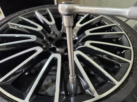 [울산 휠마스터] 벤츠 E53 AMG 하이브리드 순정휠 블랙폴리쉬 휠 만들기 / 울산 북구