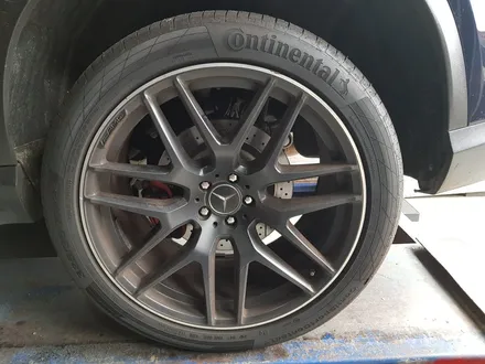 [울산휠마스터][울산휠도색잘하는집][벤츠휠도색]벤츠 GLE 63AMG 블랙유광 분체도장 / 울산 북구