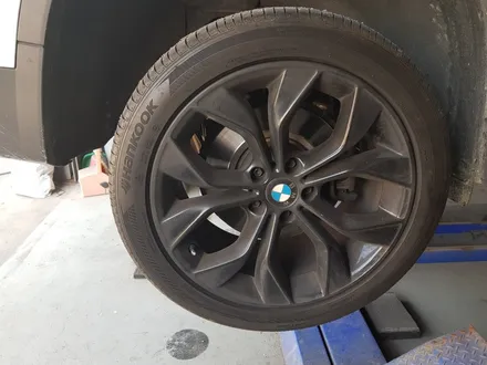 [울산휠마스터][울산휠도색][BMW휠도색]BMW X4 블랙유광 분체도장 / 울산 북구