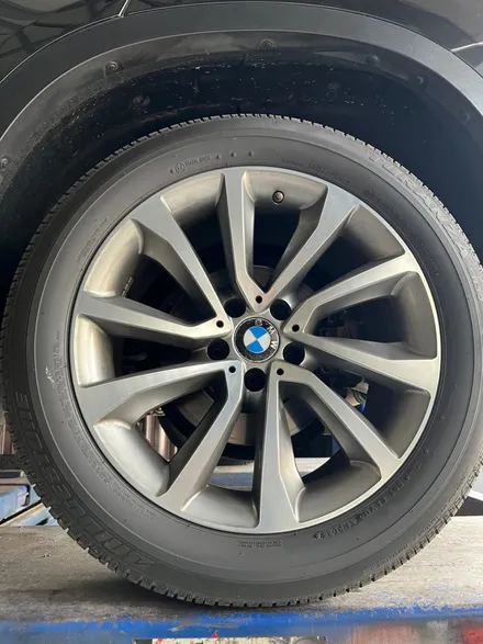 [울산휠마스터][휠도색잘하는집]BMW X6 블랙유광 휠도색 / 울산 북구