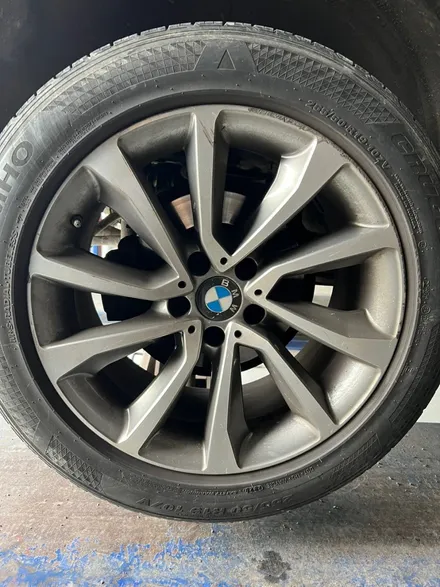 [울산휠마스터][울산휠도색][휠복원도색맛집]BMW X6 휠 블랙유광 도색 / 울산 북구