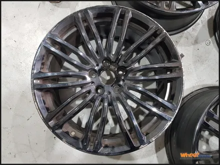[울산휠][휠수리][휠복원] bmw 530d 순정휠 블랙유광 분체도장 휠도색 휠 복원 / 울산 북구