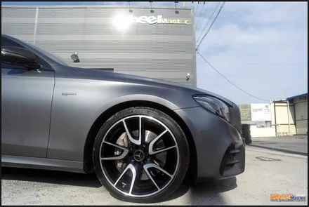[울산휠][휠수리][휠도색]벤츠 e43amg 순정휠 다이아몬드컷팅휠수리[휠복원] / 울산 북구