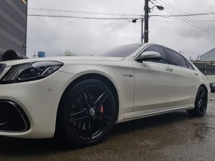 [울산휠마스터][휠도색][캘리퍼도색]벤츠 S63 AMG 블랙유광 분체도장 및 캘리퍼 도색 / 울산 북구