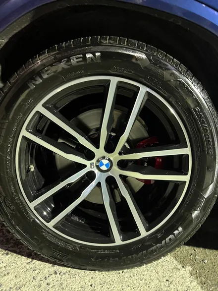 [울산휠마스터][울산휠복원][휠복원맛집]BMW X4 블랙 다이아몬드컷팅 휠 커스텀, 캘리퍼 도색 / 울산 북구