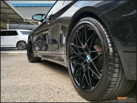 [울산휠도색,휠수리,휠복원] 울산휠마스터 bmw m4 컴페티션 20인치 666m휠 블랙유광 휠도색 / 울산 북구