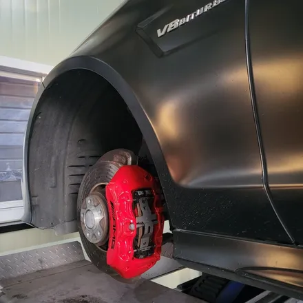 [울산휠마스터] 벤츠 cls63amg 캘리퍼도색 [울산휠도색, 울산휠복원, 울산휠수리, 울산캘리퍼도색] / 울산 북구