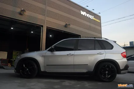 bmw x5 순정휠 블랙유광 분체도장 휠도색 / 울산 북구