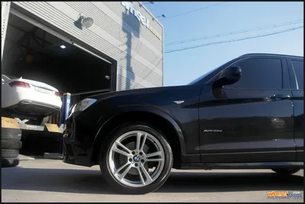 [울산휠수리][휠복원][휠도색]bmwx3 순정휠 분체도장 휠복원 / 울산 북구
