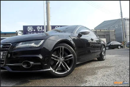 [울산휠수리][휠복원] 아우디 s7 20인치 순정휠 분체도장 휠복원[휠도색] / 울산 북구