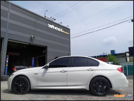 bmw320d 블랙유광 분체도장 휠복원 / 울산 북구