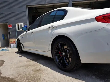 [울산휠마스터][울산휠도색][울산캘리퍼도색]bmw 5시리즈 블랙유광 분체도장 및 캘리퍼 도색 / 울산 북구