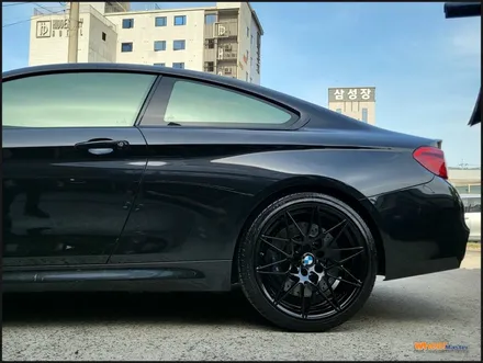 [울산휠도색,휠수리,휠복원] 울산휠마스터 bmw m4 컴페티션 20인치 666m휠 블랙유광 휠도색 / 울산 북구