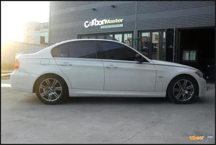 [울산휠도색][휠복원]bmw320d 순정휠 하이퍼실버휠도색 / 울산 북구