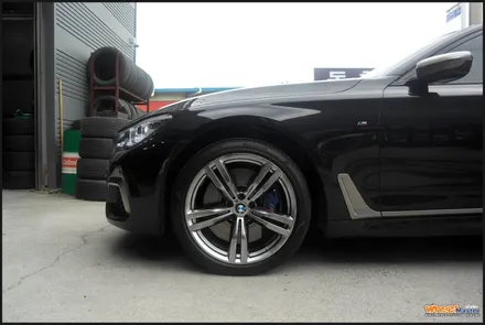 [울산휠도색][휠수리]bmw 760Li 순정휠 하이퍼메탈 분체도장 휠도색[휠복원] / 울산 북구