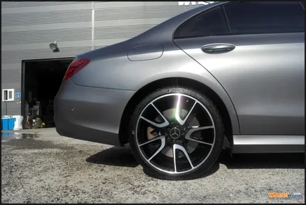 [울산휠][휠수리][휠도색]벤츠 e43amg 순정휠 다이아몬드컷팅휠수리[휠복원] / 울산 북구