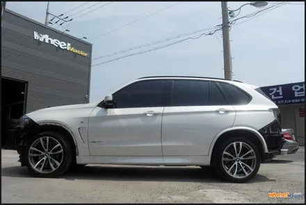 [울산다이아몬드컷팅][휠수리]bmw x5 순정 다이아몬드컷팅휠수리 / 울산 북구