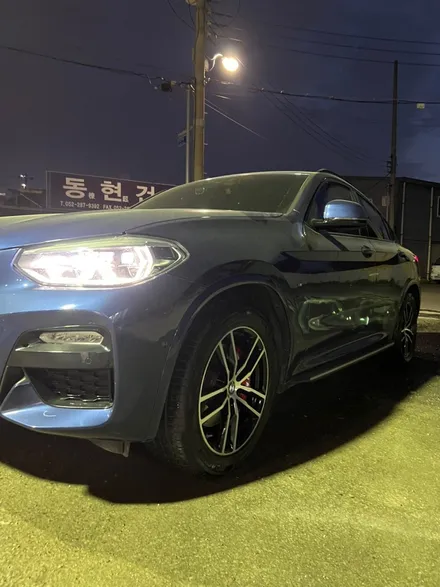 [울산휠마스터][울산휠복원][휠복원맛집]BMW X4 블랙 다이아몬드컷팅 휠 커스텀, 캘리퍼 도색 / 울산 북구