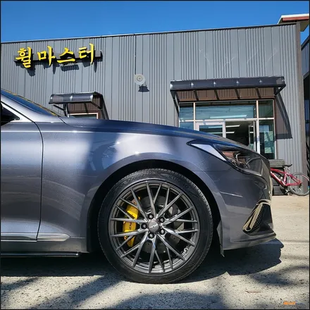 [울산휠마스터] 제네시스 g80 캘리퍼 도색 [울산휠도색] [울산휠수리] [울산휠복원] [울산캘리퍼도색] / 울산 북구