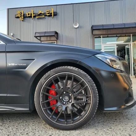 [울산휠마스터] 벤츠 cls63amg 캘리퍼도색 [울산휠도색, 울산휠복원, 울산휠수리, 울산캘리퍼도색] / 울산 북구