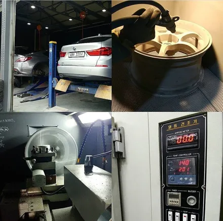 울산휠마스터 모하비 더마스터 유광블랙 분체도장 휠도색 / 울산휠수리, 울산휠복원 / 울산 북구