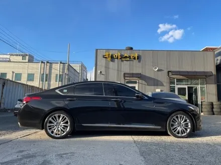 [울산휠마스터] 제네시스 DH 순정휠 분체도장 휠 복원 도색 / 울산 북구
