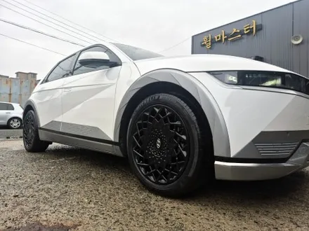 [울산휠마스터] 아이오닉5 유광블랙 분체도장 휠 복원 도색 / 울산 북구