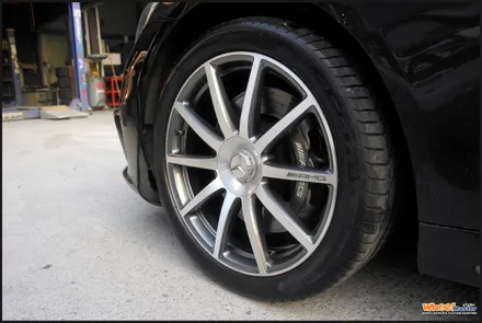 [울산휠수리][휠복원]벤츠w222 s클래스 s63amg 순정휠 다이아몬드컷팅휠수리[휠도색] / 울산 북구