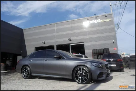 [울산휠][휠수리][휠도색]벤츠 e43amg 순정휠 다이아몬드컷팅휠수리[휠복원] / 울산 북구