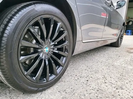 울산휠마스터 BMW 7시리즈 유광블랙 분체도장 휠 복원 도색 / 휠수리 / 울산 북구