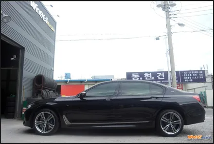 [울산휠도색][휠수리]bmw 760Li 순정휠 하이퍼메탈 분체도장 휠도색[휠복원] / 울산 북구
