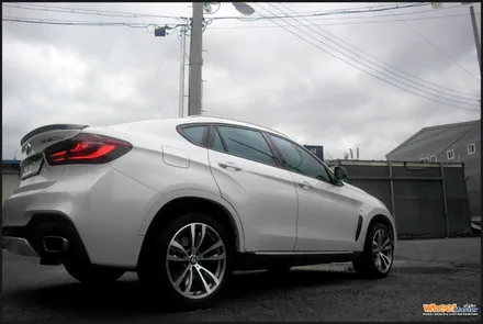 [울산휠수리][휠도색]bmwx6 순정휠 다이아몬드컷팅휠수리[휠복원] / 울산 북구