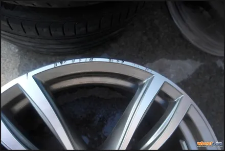 [울산휠수리][휠복원]bmw 740ld 순정 다이아몬드컷팅휠 휠복원 / 울산 북구