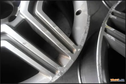 [울산휠수리][휠복원]벤츠 ml63amg 순정휠 다이아몬드컷팅휠수리[휠도색] / 울산 북구