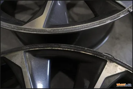 [울산휠][휠도색]BMW X6 순정휠 다이아몬드컷팅휠복원[휠수리] / 울산 북구