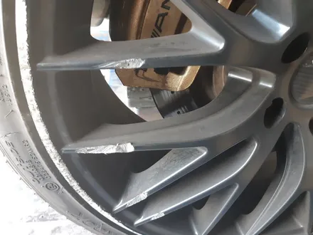 [울산휠마스터][울산휠도색][휠수리잘하는집]벤츠 A45 AMG 블랙유광 분체도장 / 울산 북구