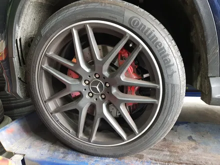 [울산휠마스터][울산휠도색잘하는집][벤츠휠도색]벤츠 GLE 63AMG 블랙유광 분체도장 / 울산 북구