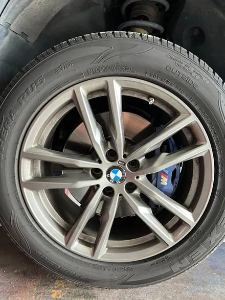 [울산휠마스터][울산휠도색][휠도색맛집]BMW X3 블랙 유광 휠 도색 / 울산 북구