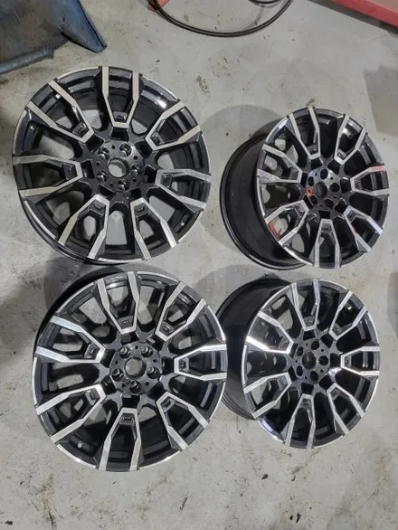 [울산휠도색, 울산휠수리, 울산휠복원] BMW X6 유광블랙 분체도장 휠도색 / 울산 북구