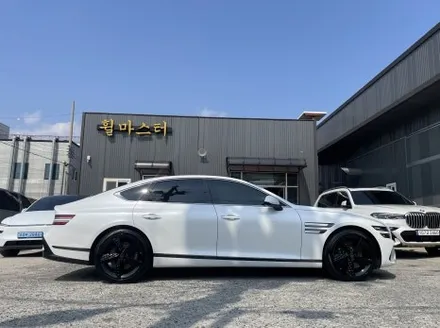 제네시스 G80 스포츠 휠 블랙유광 분체도장 후기 울산 휠마스터 / 울산 북구