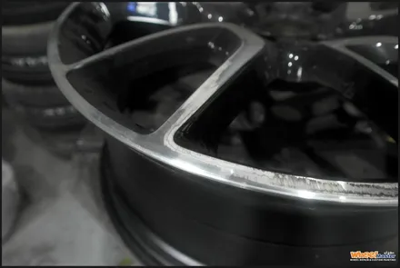 [울산휠][휠수리]벤츠glc43amg 순정휠 다이아몬드컷팅휠수리 / 울산 북구