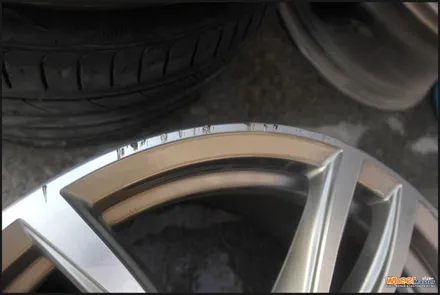 [울산휠수리][휠복원]bmw 740ld 순정 다이아몬드컷팅휠 휠복원 / 울산 북구