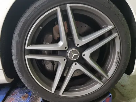 [울산휠마스터][휠도색][캘리퍼도색]벤츠 S63 AMG 블랙유광 분체도장 및 캘리퍼 도색 / 울산 북구