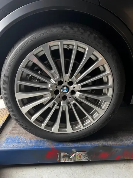 [울산휠마스터][휠도색잘하는집]BMW X7 블랙무광 휠도색 / 울산 북구