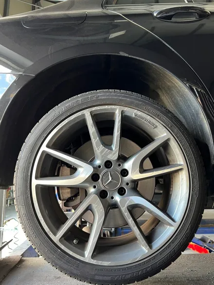 [울산휠마스터][휠도색][캘리퍼도색]벤츠 E43 AMG 휠 도색,캘리퍼도색 / 울산 북구