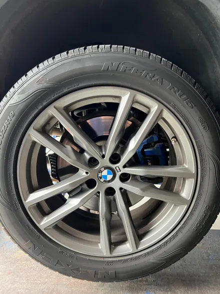 [울산휠마스터][울산휠도색][휠도색맛집]BMW X3 블랙 유광 휠 도색 / 울산 북구