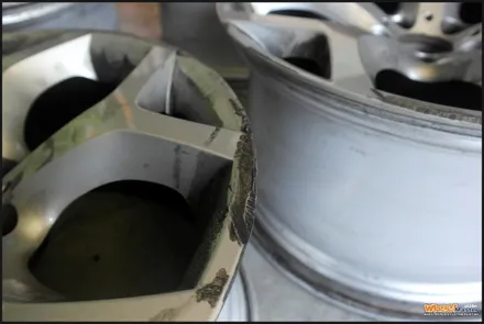 [울산휠][휠수리]bmwx6 순정휠 하이퍼메탈 분체도장 휠도색 / 울산 북구