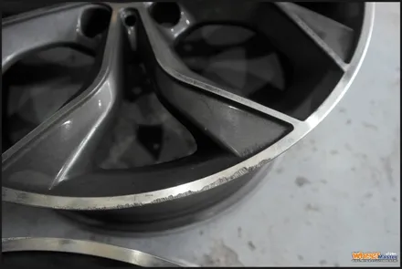 [울산휠][휠복원]bmw 3gt 순정휠 하이퍼실버 휠도색 / 울산 북구