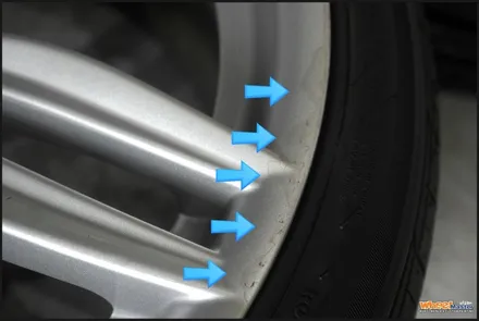 [울산휠도색][휠수리]bmw 320d 순정휠. 잘못된 휠도색 바로잡기! / 울산 북구