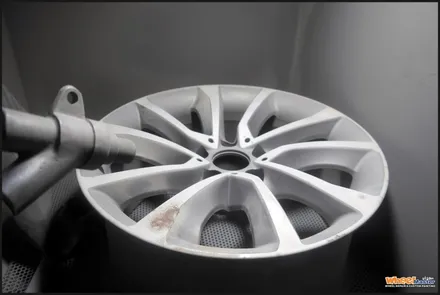 [휠도색][울산휠수리]bmw x6 순정휠 블랙유광 휠도색 / 울산 북구